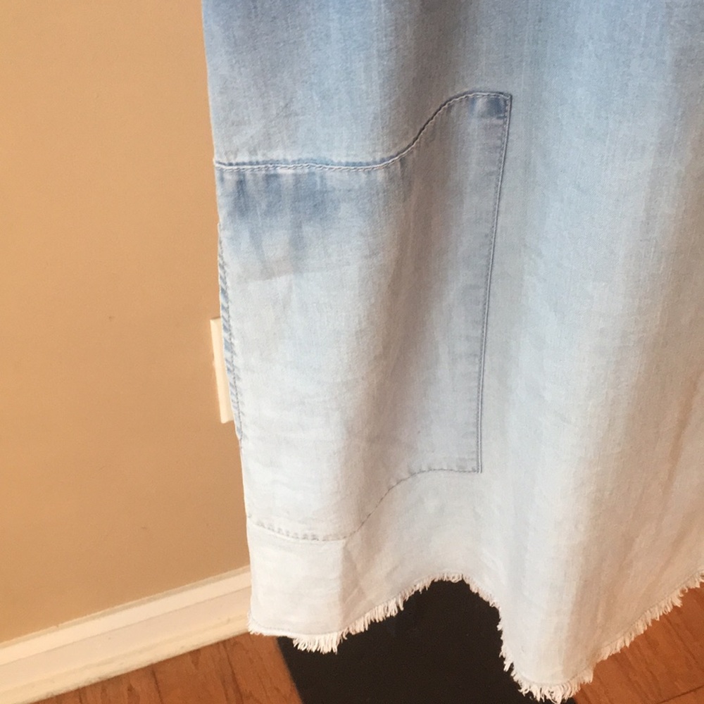 NEW CELEBRITY PINK JEAN DRESS - Picture 5 of 9